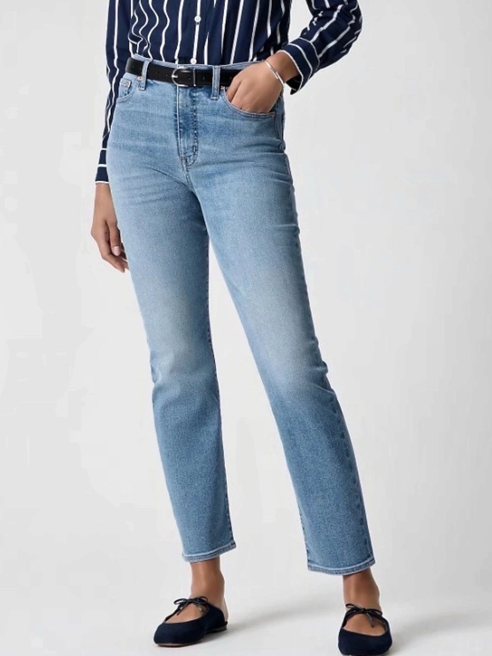 J.Crew High Rise Stovepipe Jean in Signature Stretch+  NWT
